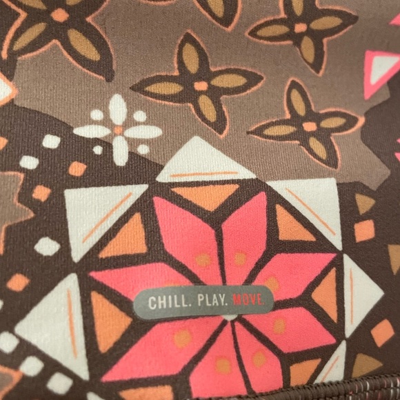 Aerie Patterned Yoga Pants - Picture 3 of 5